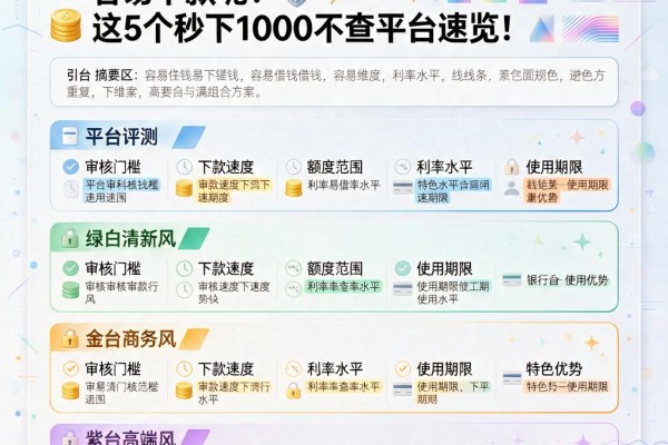 2026必看!哪个app容易借钱容易下款呢?这5个秒下1000不查平台速览