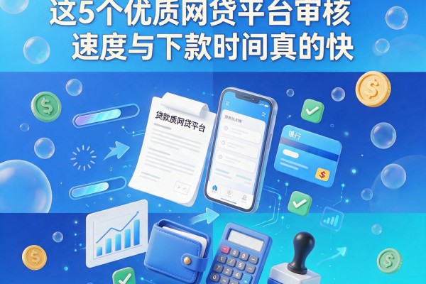 黑户必看!2026年这5个优质网贷平台审核速度与下款时间真的快