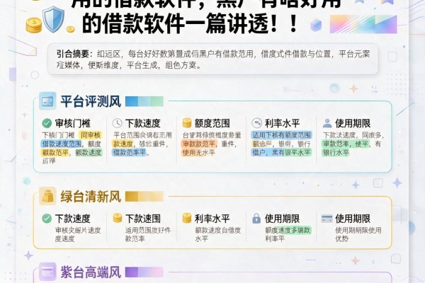 黑户必看!2026严选5个真实好用的借款软件,黑户有啥好用的借款软件一篇讲透!