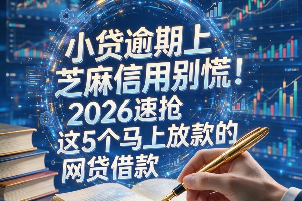 小贷逾期上芝麻信用别慌!2026速抢这5个马上放款的网贷借款APP福利