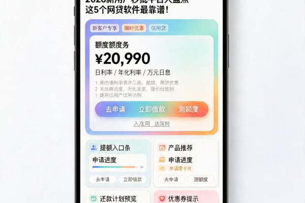 芝麻信用分达标就能贷2万!2026新用户秒批平台大盘点,这5个网贷软件最靠谱