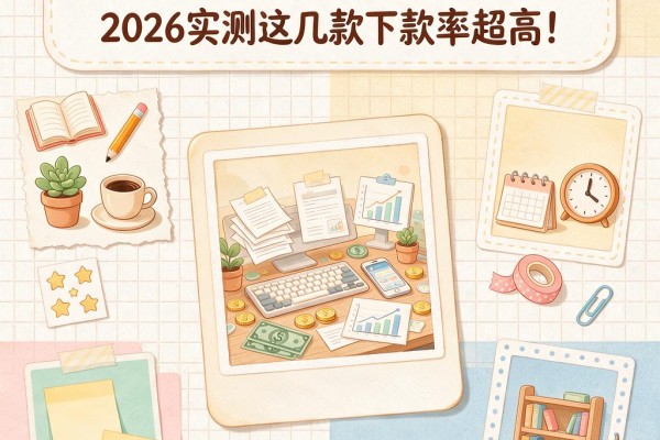 黑户贷款最容易下的软件有哪些?2026实测这几款下款率超高!