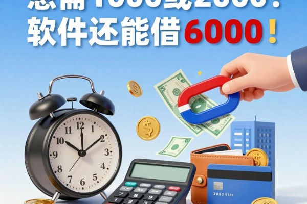 急需1000或2000?这5个软件还能借6000,借钱超方便!
