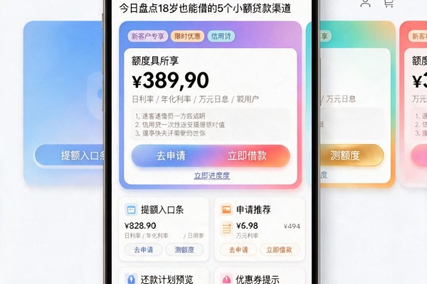 5月速看！额度大的正规网贷平台有哪些？今日盘点18岁也能借的5个小额贷款渠道