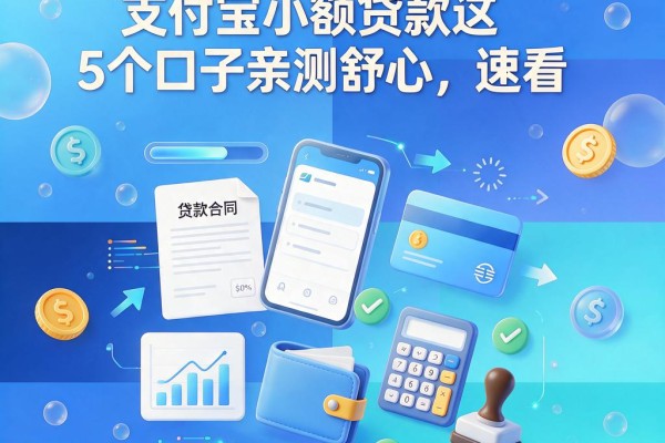 人人2000轻松拿!支付宝小额贷款这5个口子亲测舒心,速看