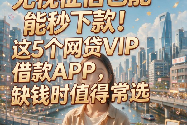 无视征信也能秒下款!这5个网贷VIP借款APP,缺钱时值得常选
