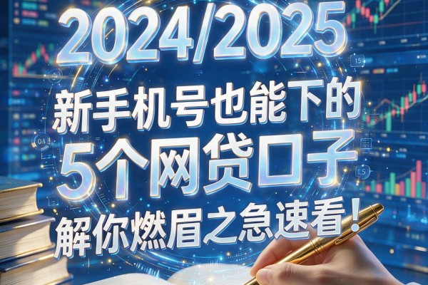 新手机号也能下的5个网贷口子,解你燃眉之急速看!