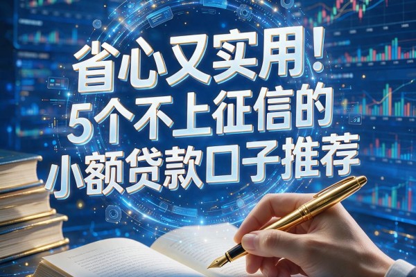 省心又实用!5个不上征信的小额贷款口子推荐,4000借款轻松搞定