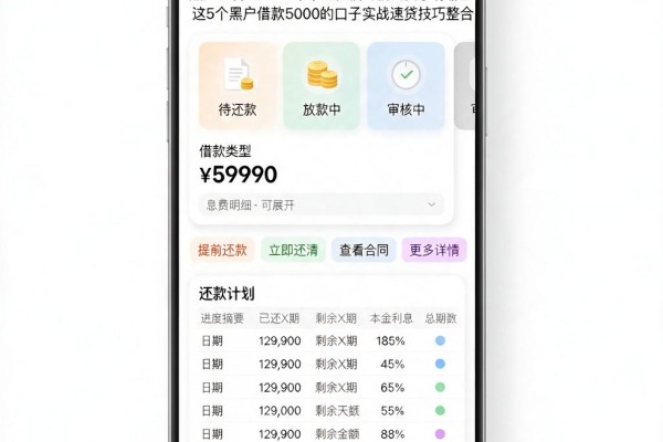 黑户必看!2026年不查征信的借钱口子有哪些?这5个黑户借款5000的口子实战速贷技巧整合