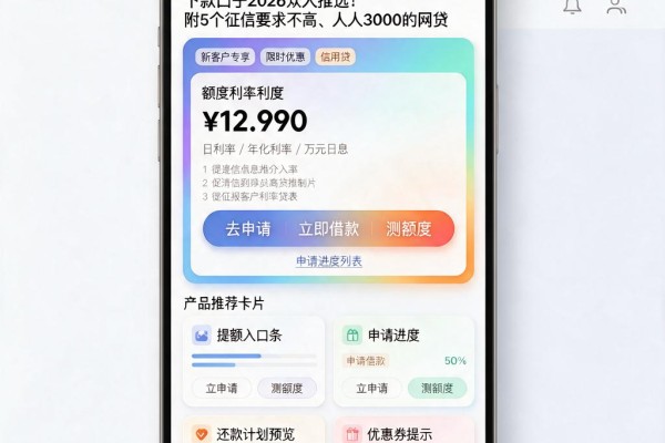高炮逾期了还能借款？人人1000必下款口子2026众人推选！附5个征信要求不高、人人3000的网贷