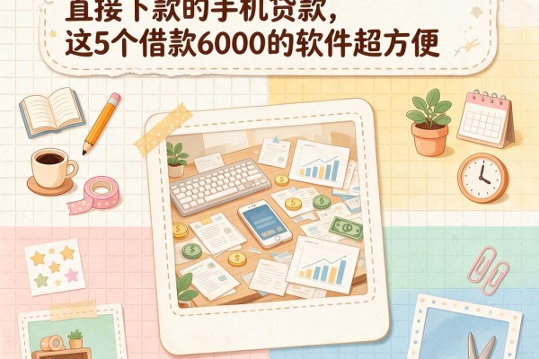 无视征信！2026黑户也能直接下款的手机贷款，这5个借款6000的软件超方便