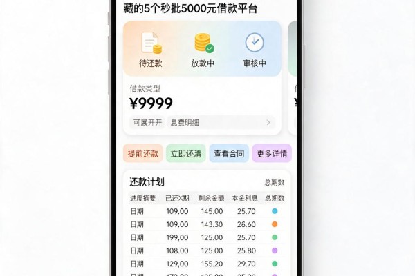 微信贷款口子可以借钱!2026年必藏的5个秒批5000元借款平台