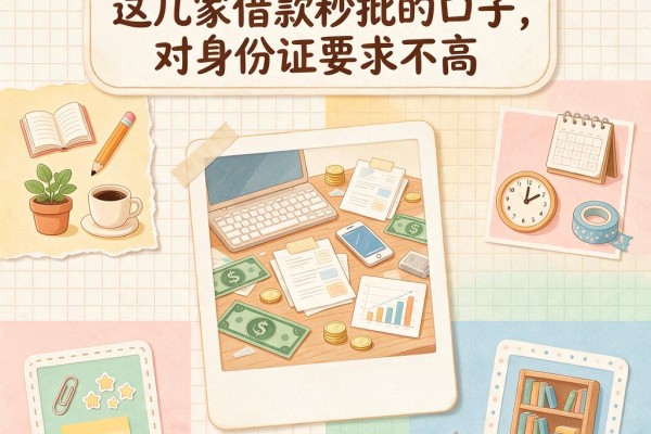 不用身份证也能借！这几家借款秒批的口子，对身份证要求不高