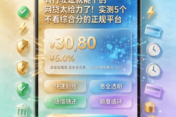 有行驶证就能下的网贷太给力了!实测5个不看综合分的正规平台