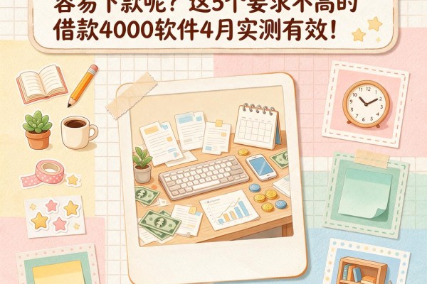 急用钱必看!什么正规贷款最容易下款呢?这5个要求不高的借款4000软件4月实测有效!