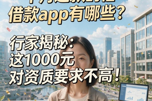一个月还款的借款app有哪些？行家揭秘：这1000元对资质要求不高！