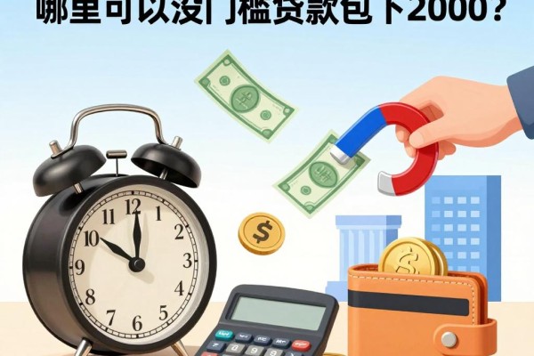 急用钱必看！2026实测：哪里可以没门槛贷款包下2000？这5个无视征信借7000的平台同步曝光