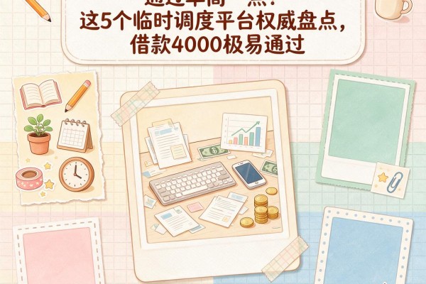 急需用钱必看！哪个平台借款通过率高一点？这5个临时调度平台权威盘点，借款4000极易通过