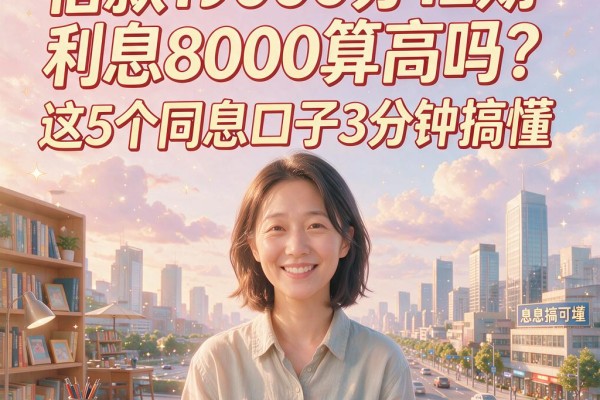 借款19000分12期利息8000算高吗？这5个同息口子3分钟搞懂