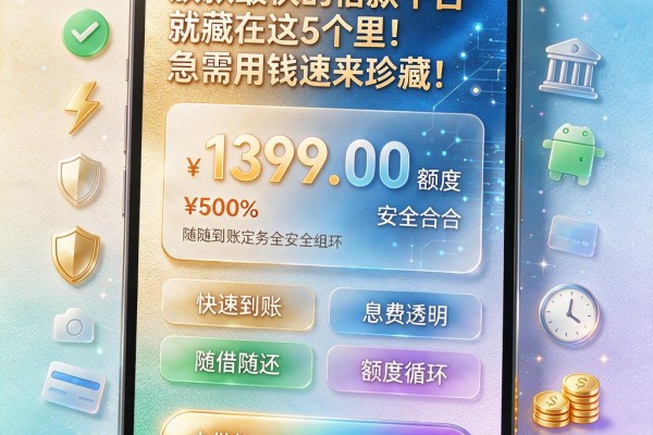 放款最快的借款平台就藏在这5个里!急需用钱速来珍藏