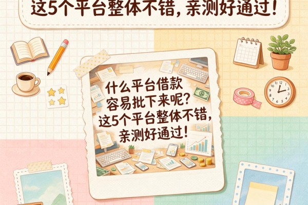 什么平台借款容易批下来呢？这5个平台整体不错，亲测好通过！