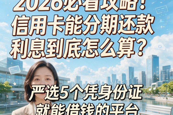 2026必看攻略!信用卡能分期还款利息到底怎么算?严选5个凭身份证就能借钱的平台