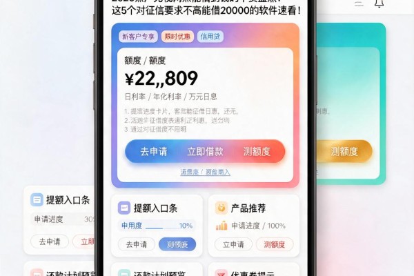 2026黑户无视网黑能借到钱的干货盘点！这5个对征信要求不高能借20000的软件速看