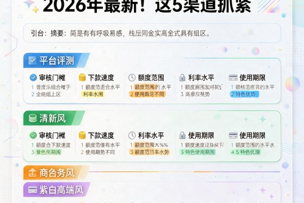 网黑逾期也能过的口子2026年最新!这5渠道抓紧