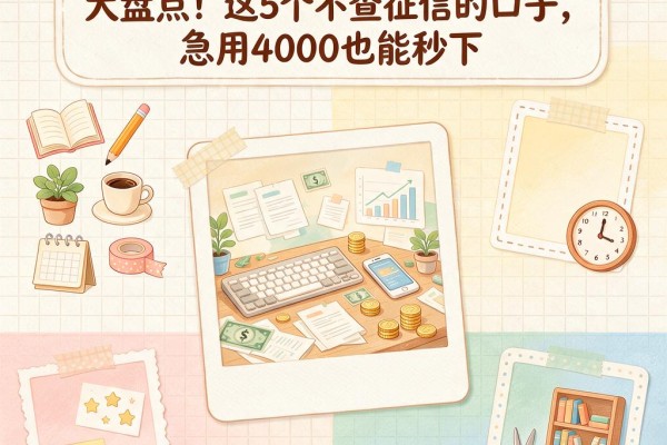 无视征信线上小额借款app大盘点！这5个不查征信的口子，急用4000也能秒下
