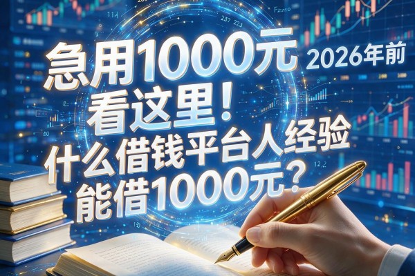 急用1000元看这里!2026年前人经验:什么借钱平台能借1000元?这5个借款APP无视征信秒下款