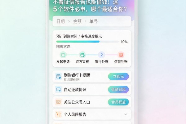 不看征信报告也能借钱！这5个软件必申，哪个最适合你？