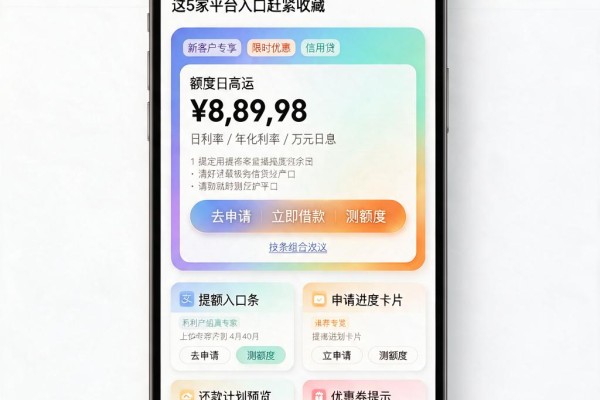 支付宝的网贷口子大盘点！2026应急周转必看，这5家平台入口赶紧收藏