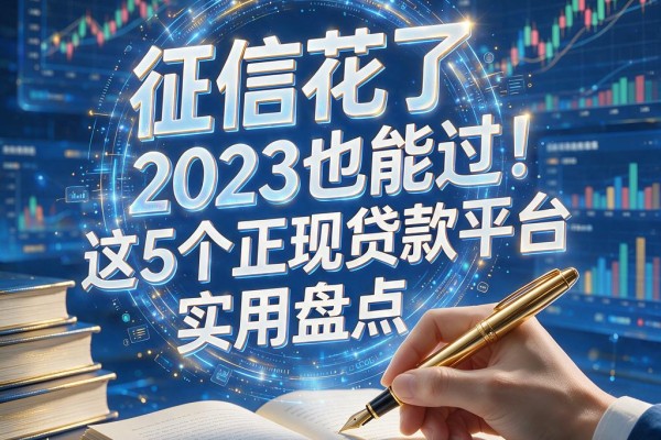 征信花了也能过！这5个正规贷款平台实用盘点，通过率高到账快