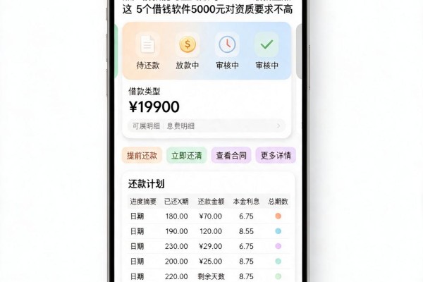 黑户借款能马上到账吗?2026最新盘点:这5个借钱软件5000元对资质要求不高