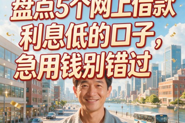 盘点5个网上借款利息低的口子，急用钱别错过