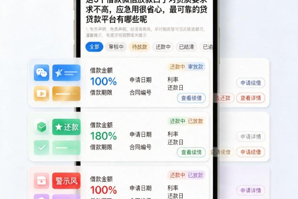 这5个借款微信放款口子对资质要求不高，应急用很省心，最可靠的贷款平台有哪些呢