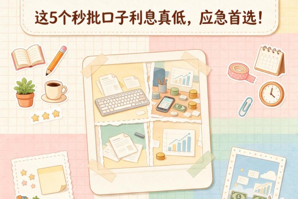 2026必看!网贷哪个门槛低利息低?这5个秒批口子利息真低,应急首选!