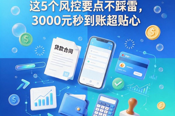 2026微信黑口子秒下款必看！这5个风控要点不踩雷，3000元秒到账超贴心