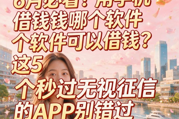 6月必看!用手机借钱哪个软件可以借钱?这5个秒过无视征信的APP别错过