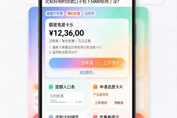 2026必看！这5个借款2000容易过的平台，比较好用的贷款口子包下5000你用了没？