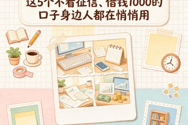 有社保保单就能贷！这5个不看征信、借钱1000的口子身边人都在悄悄用
