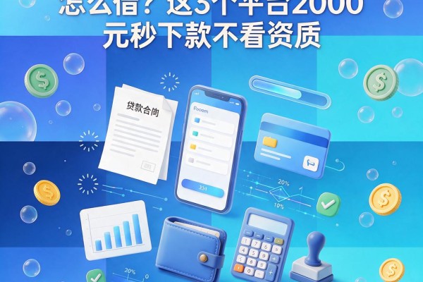 黑户没有手机急需借钱怎么借?这3个平台2000元秒下款不看资质