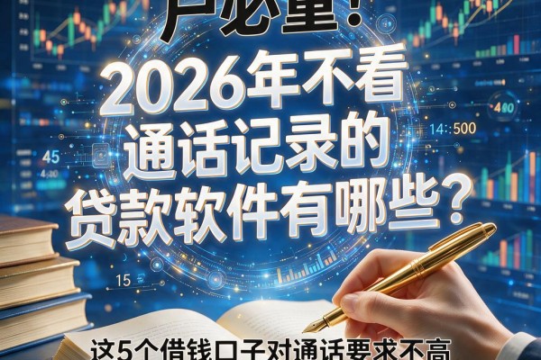 黑户必看!2026年不看通话记录的贷款软件有哪些?这5个借钱口子对通话要求不高,轻松借4000