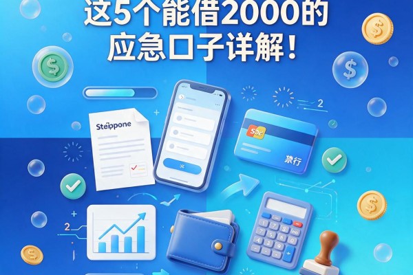 征信大数据不好黑户必看！这5个能借2000的应急口子详解