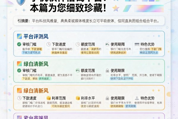 2026年深究这5个正规可靠手机软件借钱平台!本篇为您细致珍藏!