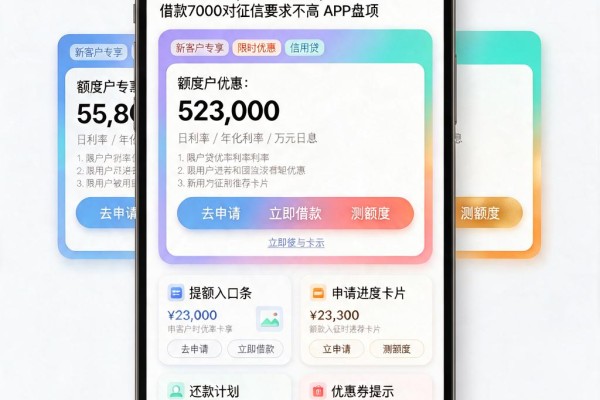 黑户被拒秒批!这5个不看征信贷款靠谱不踩坑,借款7000对征信要求不高APP盘点