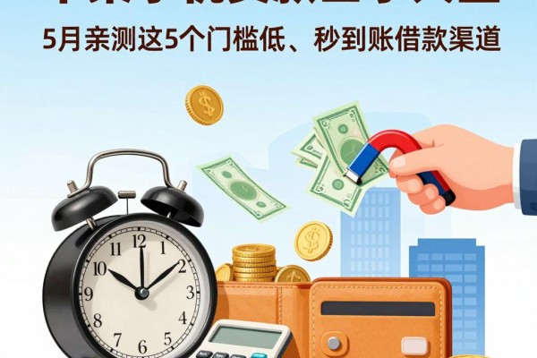 苹果手机贷款口子大全重磅更新!5月亲测这5个门槛低、秒到账的借款渠道