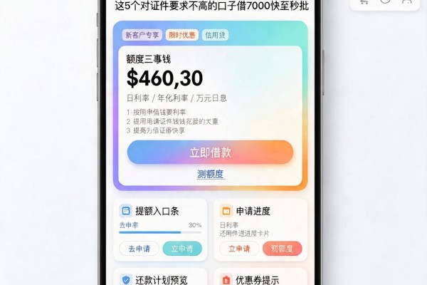 急用钱速看！不用拍身份证的借钱软件实测，这5个对证件要求不高的口子借7000快至秒批