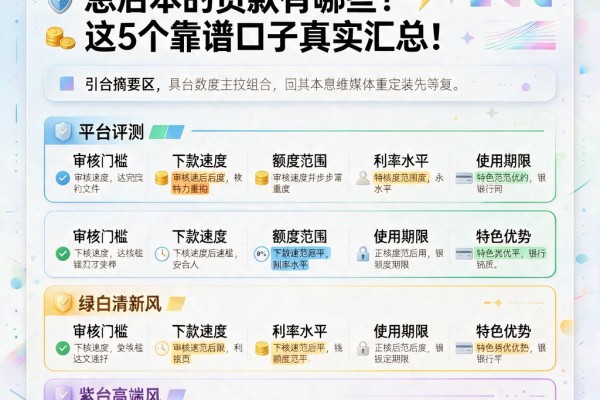 黑户必看!2026年可以先息后本的贷款有哪些?这5个靠谱口子真实汇总