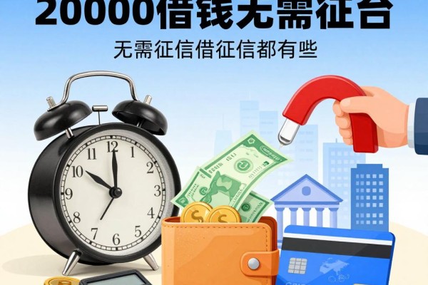 实测2026年这5个对征信要求不高的借款平台,20000借钱无需征信都有哪些